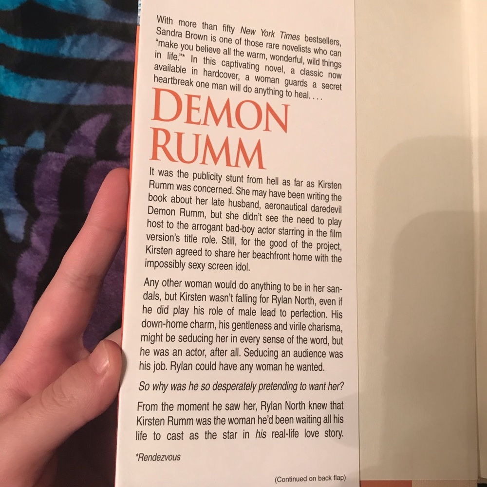 Demon Rumm by Sandra Brown - Picture 2 of 4